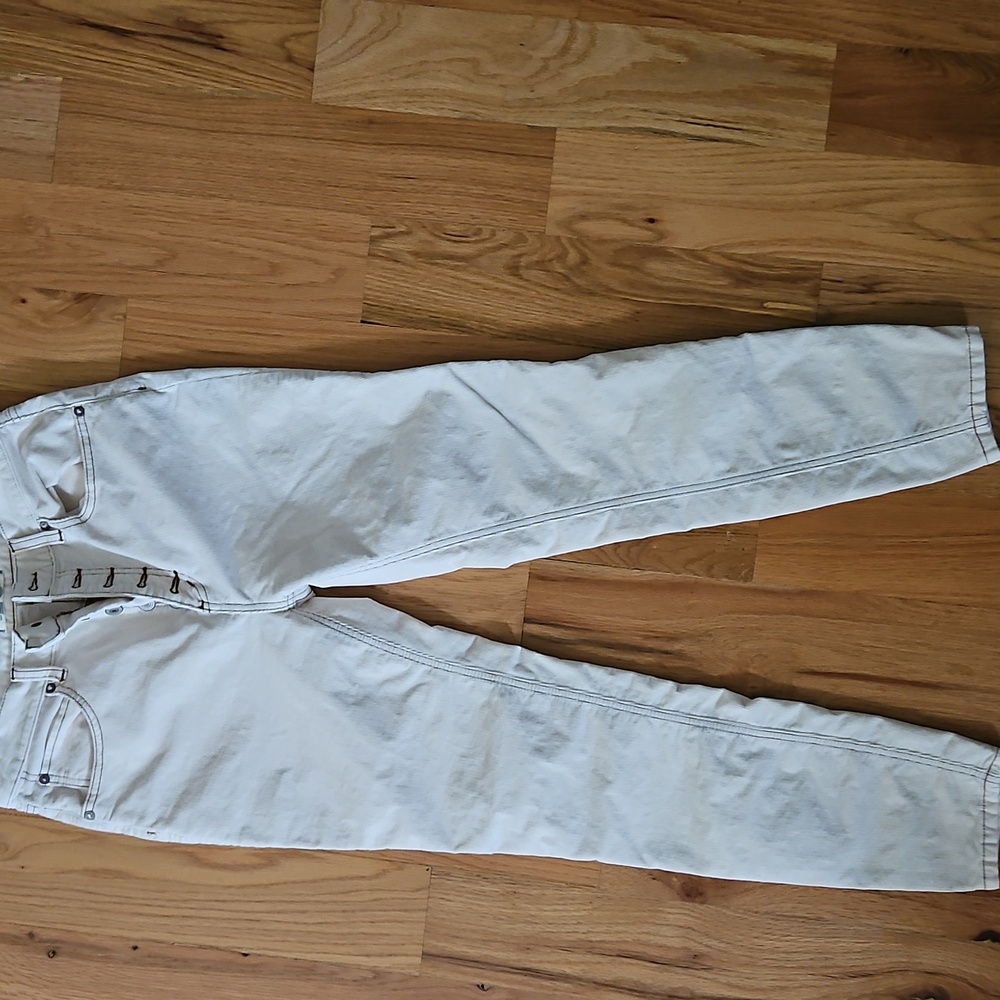 Corduroy free people button fly pants